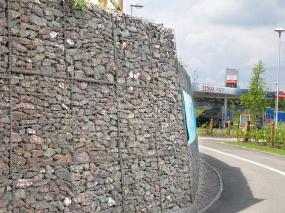 gabion baskets with helicoils
