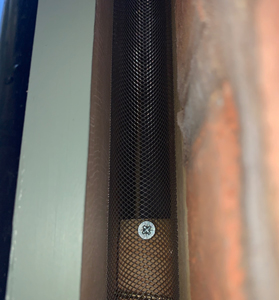 PHIFER SOFFIT VENT INSECT FLY MESH 50MM WIDE-PER METRE. 